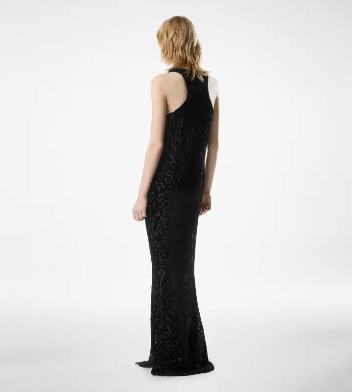 RACERBACK EVENING DRESS BLACK online